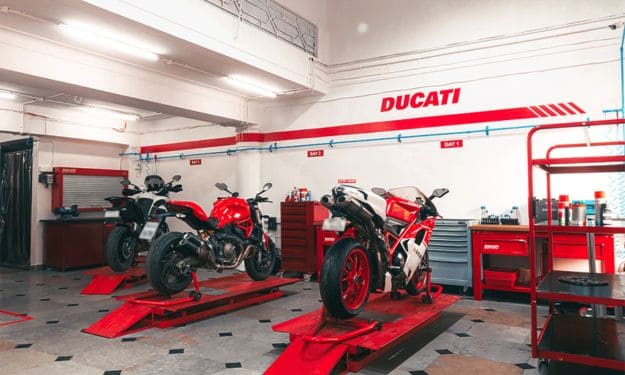 Ducati Workshop Mumbai Service Area