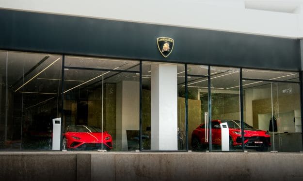 Lamborghini showroom Mumbai