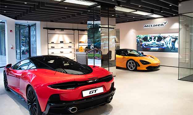 McLaren Dealer Showroom in Prabhadevi, Mumbai