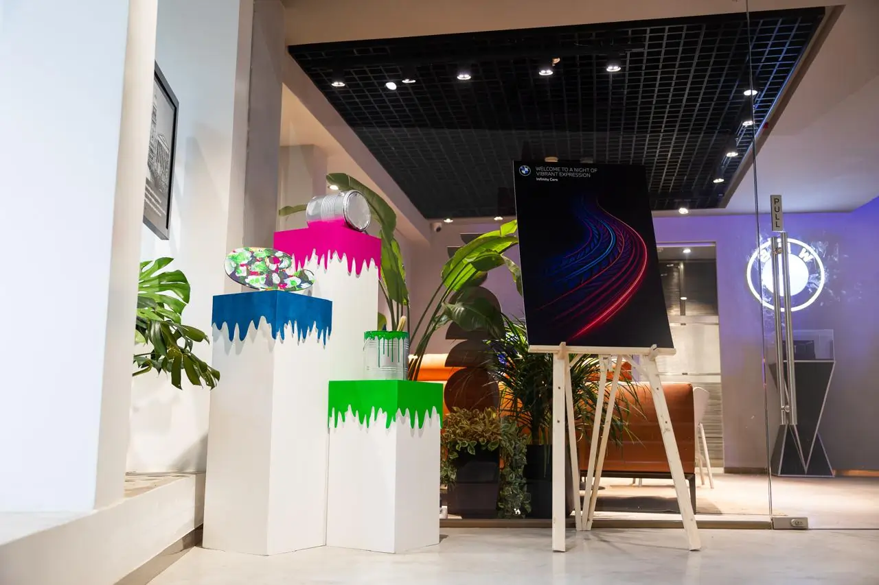 Neon Painting Event - BMW Infinity Cars