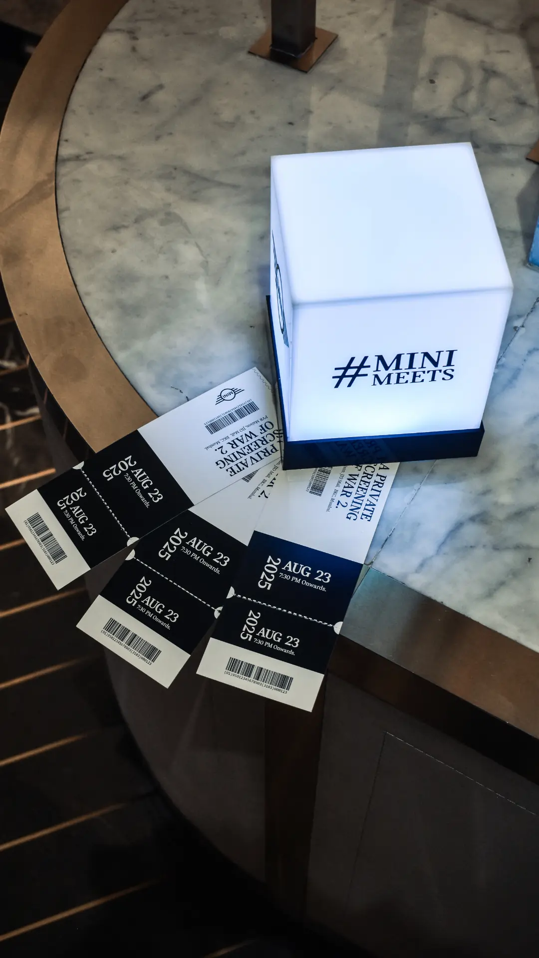 MINI X War 2 Screening Event Mumbai - MINI Infinity Cars