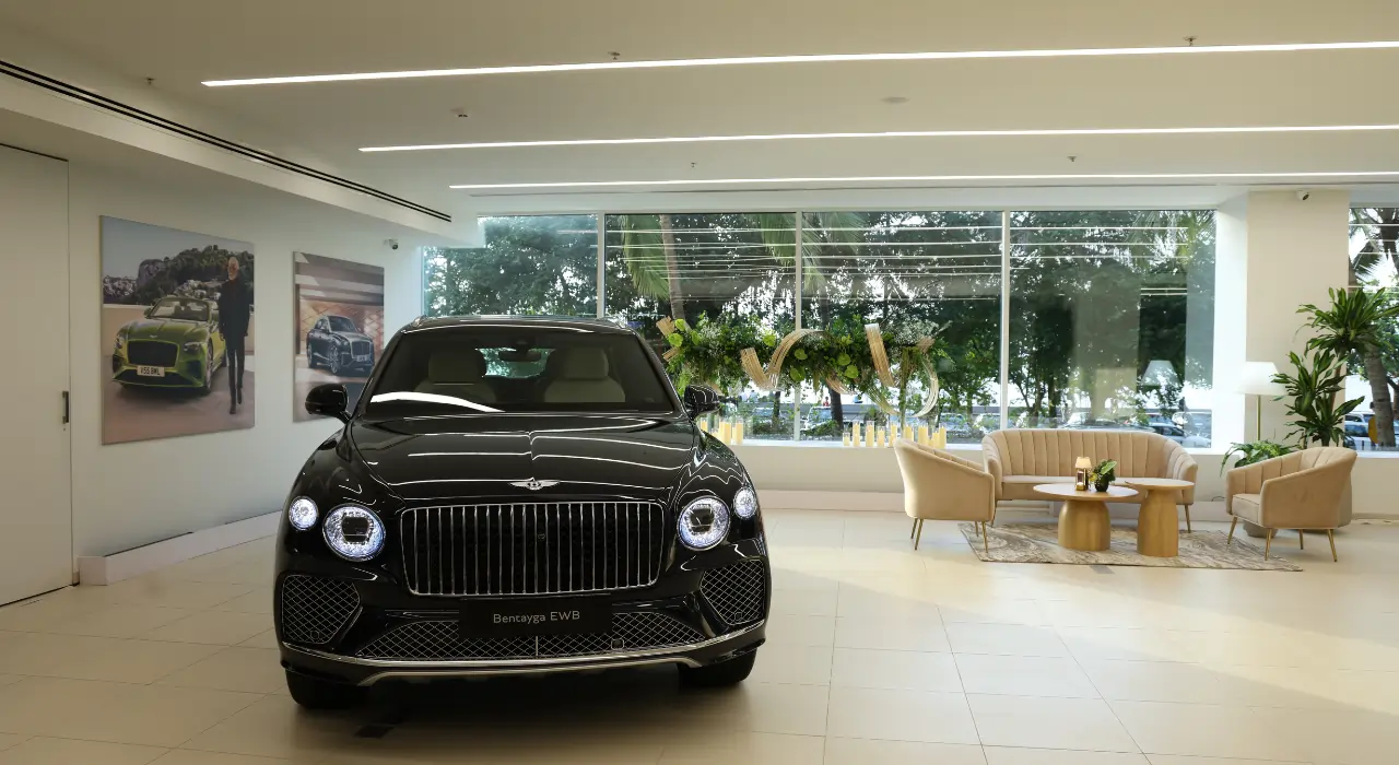 Bentley Mumbai Showroom Interior Design - Bentley Mumbai